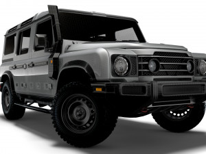 INEOS Grenadier Trialmaster Station Wagon 2023 3D Модель