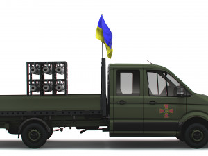 VW Crafter Brimstone SLS 2022 3D Model