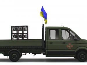 VW Crafter Brimstone SLS 2022 3D Model