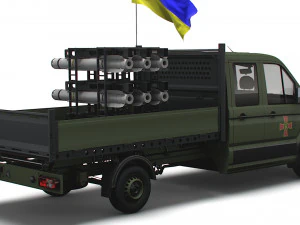 VW Crafter Brimstone SLS 2022 3D Model