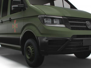 VW Crafter Brimstone SLS 2022 3D Model