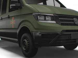VW Crafter Brimstone SLS 2022 3D Model