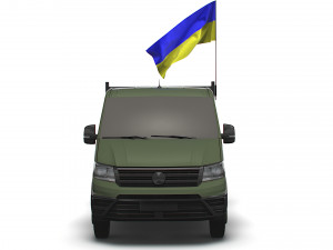 VW Crafter Brimstone SLS 2022 3D Model