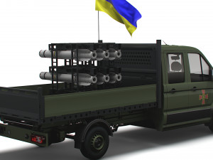 VW Crafter Brimstone SLS 2022 3D Model