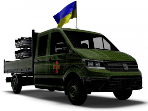 VW Crafter Brimstone SLS 2022 3D Model