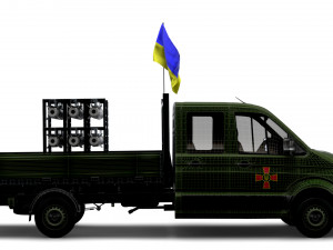 VW Crafter Brimstone SLS 2022 3D Model