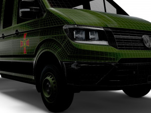 VW Crafter Brimstone SLS 2022 3D Model
