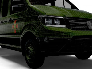 VW Crafter Brimstone SLS 2022 3D Model