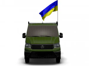 VW Crafter Brimstone SLS 2022 3D Model