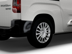 Toyota ProAce City Electric LWB Van 2022 Modello 3D