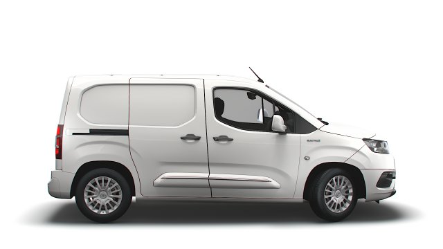Toyota ProAce City Electric SWB Van 2022 3D Model .c4d .max .obj .3ds .fbx .stl .blend 