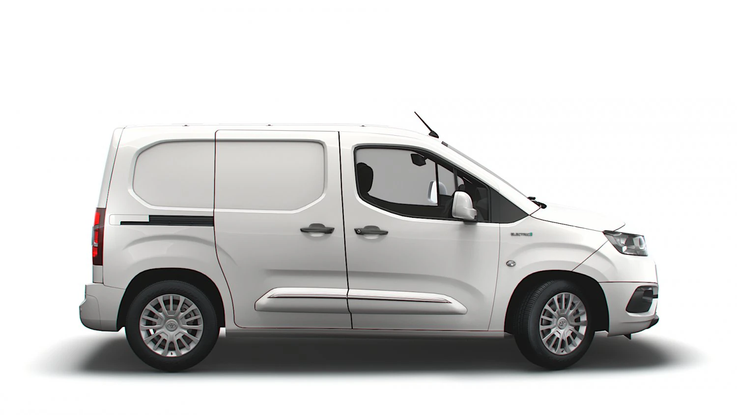 Toyota ProAce City Electric SWB Van 2022 3D Model .c4d .max .obj .3ds .fbx .stl .blend 