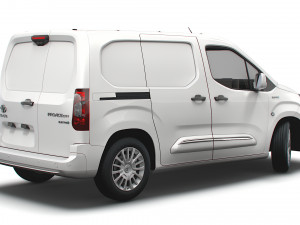 Toyota ProAce City Electric SWB Van 2022 3D Model