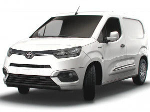 Toyota ProAce City Electric SWB Van 2022 3D Model
