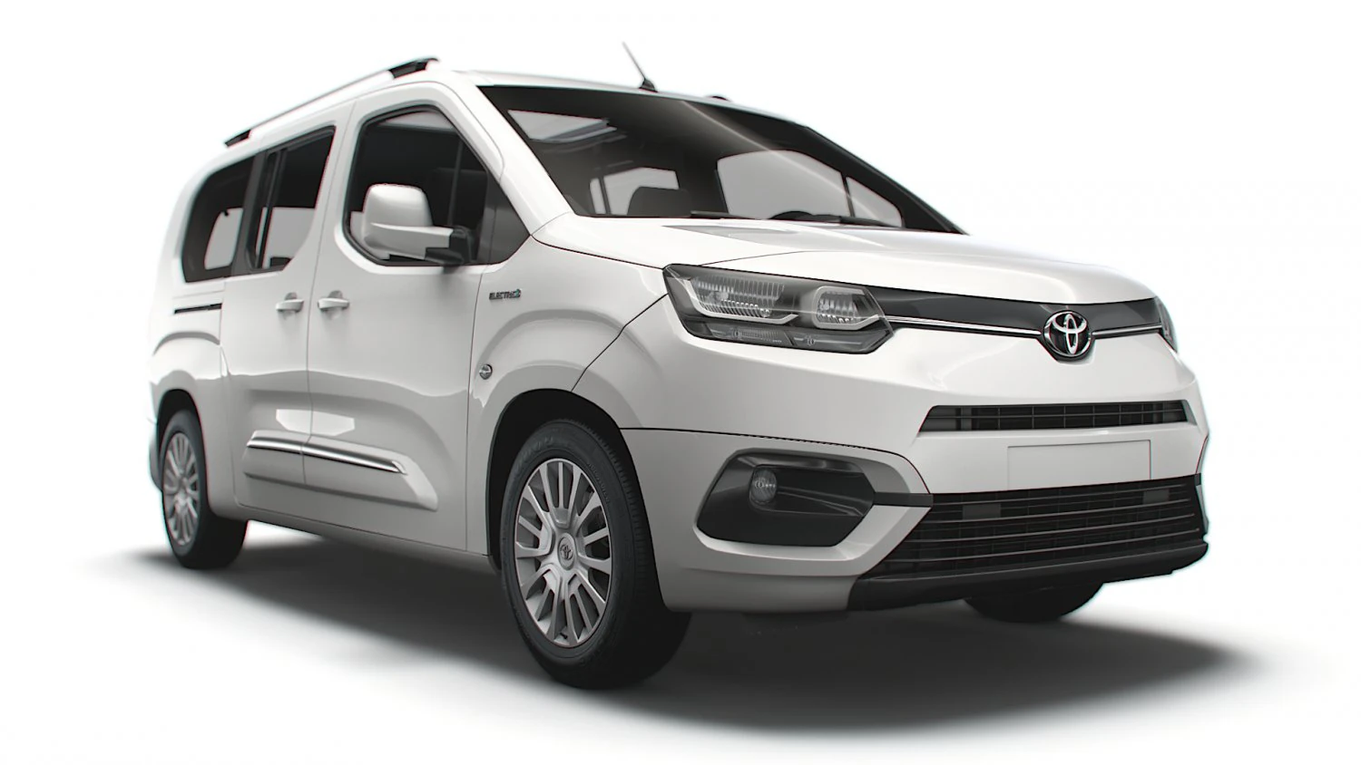 Toyota ProAce City Electric Verso XL 2022 3D Model .c4d .max .obj .3ds .fbx .stl .blend 