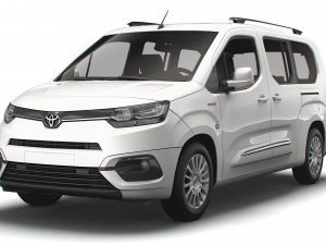 Toyota ProAce City Electric Verso XL 2022 Modèle 3D