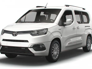 Toyota ProAce City Electric Verso XL 2022 3D Model