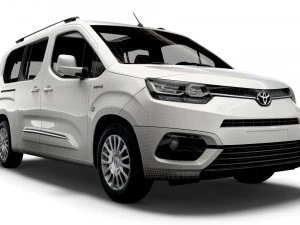 Toyota ProAce City Electric Verso XL 2022 3D Model