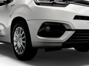 Toyota ProAce City Electric Verso XL 2022 3D Model