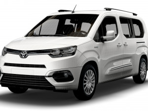 Toyota ProAce City Electric Verso XL 2022 Modèle 3D