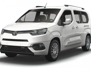 Toyota ProAce City Verso XL 2022 3D Model