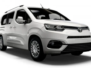 Toyota ProAce City Verso XL 2022 3D Model