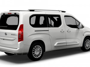 Toyota ProAce City Verso XL 2022 3D Model