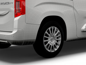 Toyota ProAce City Verso XL 2022 3D Model