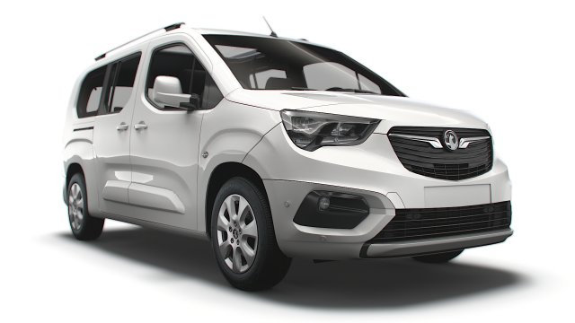 Vauxhall E Combo Life XL 2022 3D Model .c4d .max .obj .3ds .fbx .stl .blend 