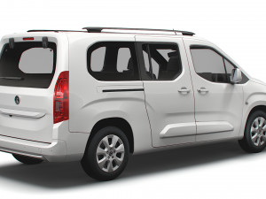 Vauxhall E Combo Life XL 2022 3D Model