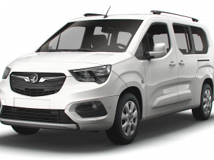 Vauxhall E Combo Life XL 2022 3D Model