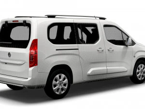 Vauxhall E Combo Life XL 2022 3D Model