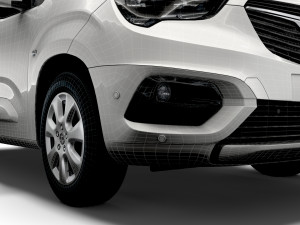 Vauxhall E Combo Life XL 2022 3D Model