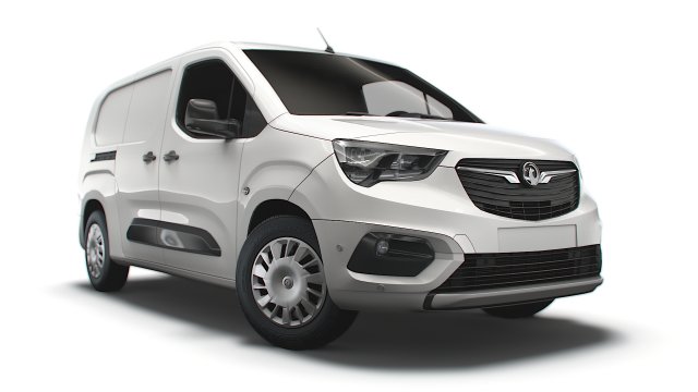 Vauxhall E Combo LWB Limited Van 2022 3D-Modell .c4d .max .obj .3ds .fbx .stl .blend 