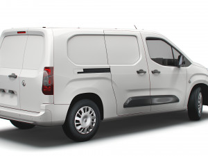 Vauxhall E Combo LWB Limited Van 2022 3D-Modell