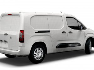 Vauxhall E Combo LWB Limited Van 2022 3D-Modell