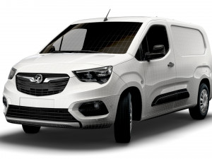 Vauxhall E Combo LWB Limited Van 2022 3D-Modell