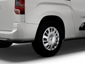 Vauxhall E Combo LWB Limited Van 2022 3D-Modell