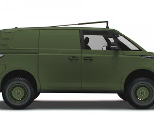 VW ID Buzz Military 2022 3D Model