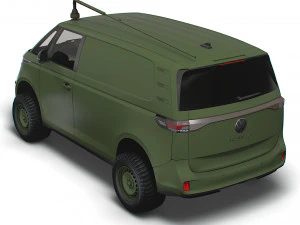 VW ID Buzz Military 2022 3D Model