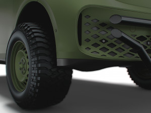 VW ID Buzz Military 2022 3D Model