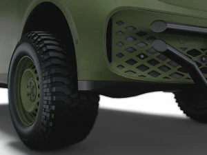 VW ID Buzz Military 2022 3D Model