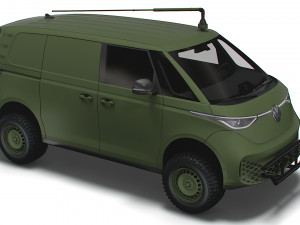 VW ID Buzz Military 2022 3D Model