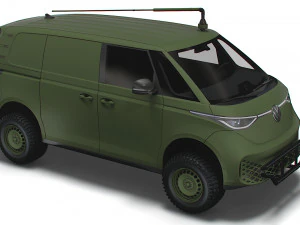 VW ID Buzz Military 2022 3D Model