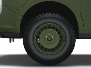 VW ID Buzz Military 2022 3D Model