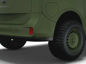 VW ID Buzz Military 2022 3D Model