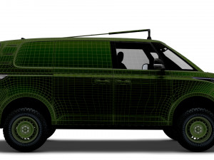 VW ID Buzz Military 2022 3D Model