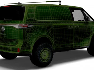 VW ID Buzz Military 2022 3D Model