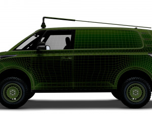 VW ID Buzz Military 2022 3D Model
