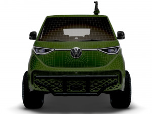 VW ID Buzz Military 2022 3D Model
